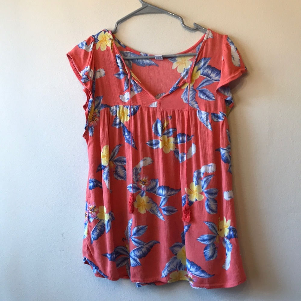 Old Navy floral blouse